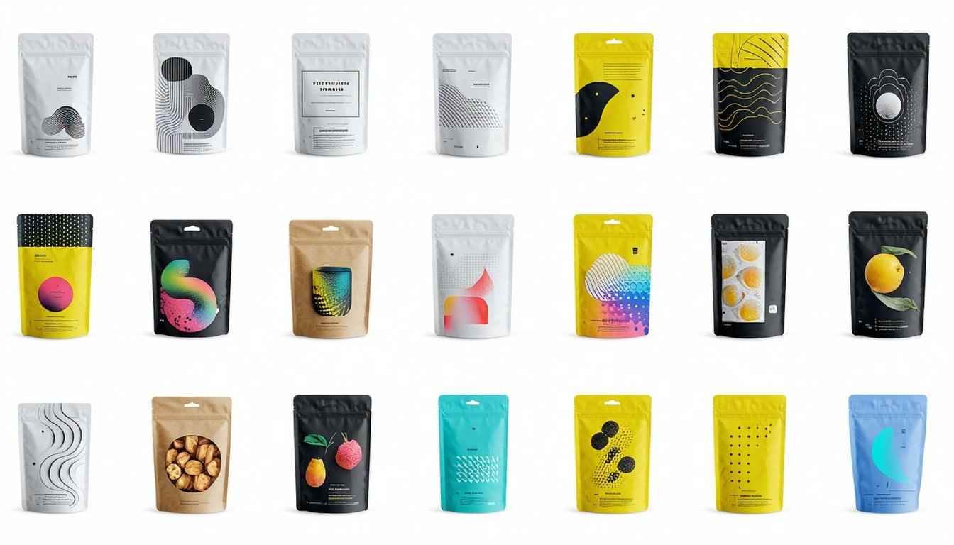 A visually appealing image of various prototype pa